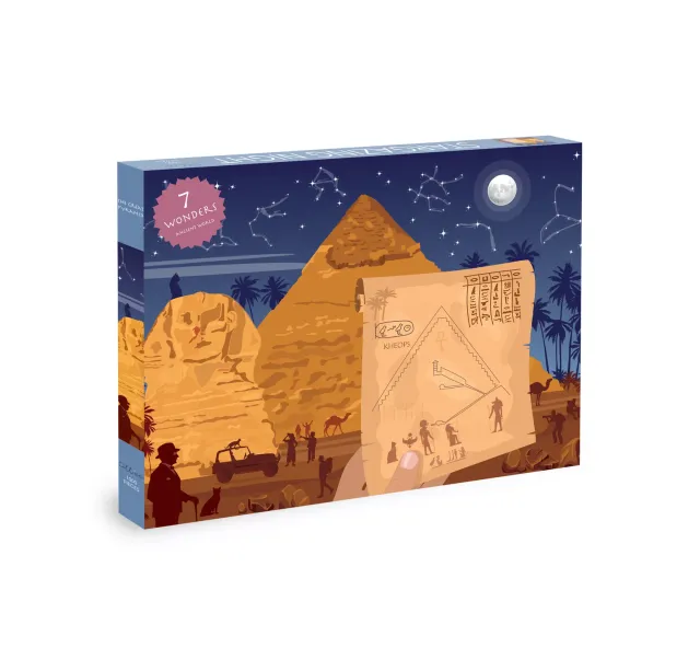 Olleo The Great Pyramid Stargazing Night puslespil 1000 brikker