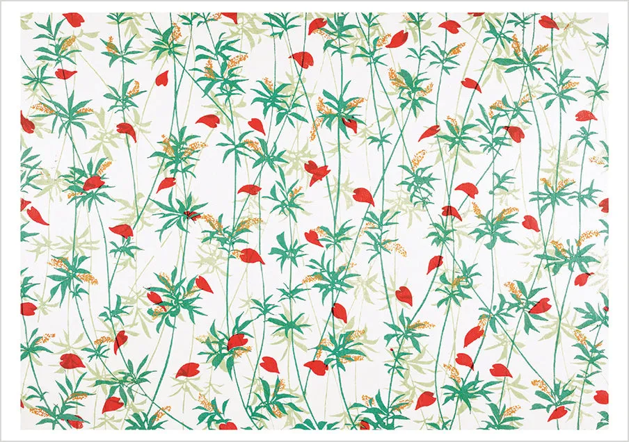 Pomegranate Japanese Decorated Papers kortæske 20 blomster