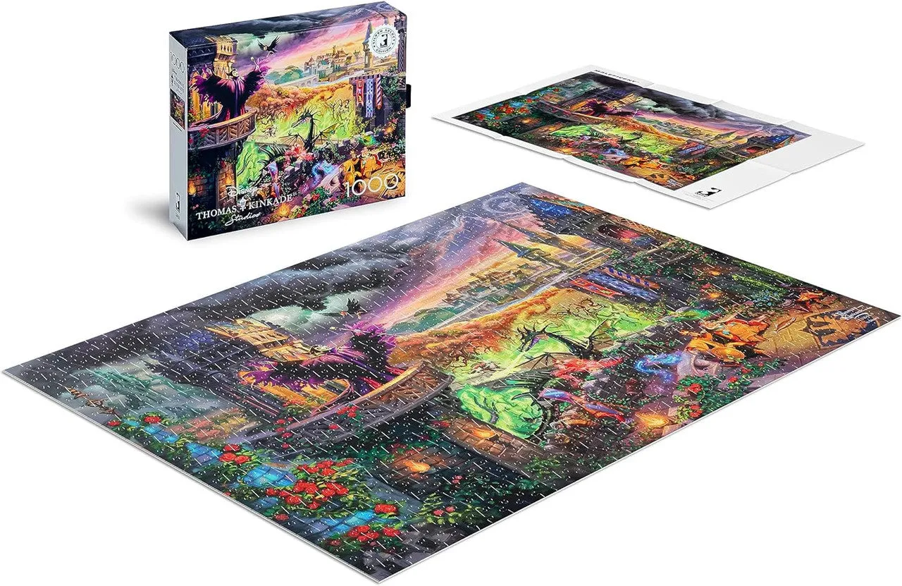 Ceaco Silver Select Maleficent puslespil 1000 brikker Disney skurk