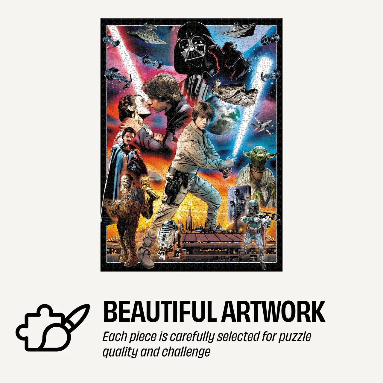 Buffalo Games Star Wars Surprises puslespil 1000 brikker samlerdåse