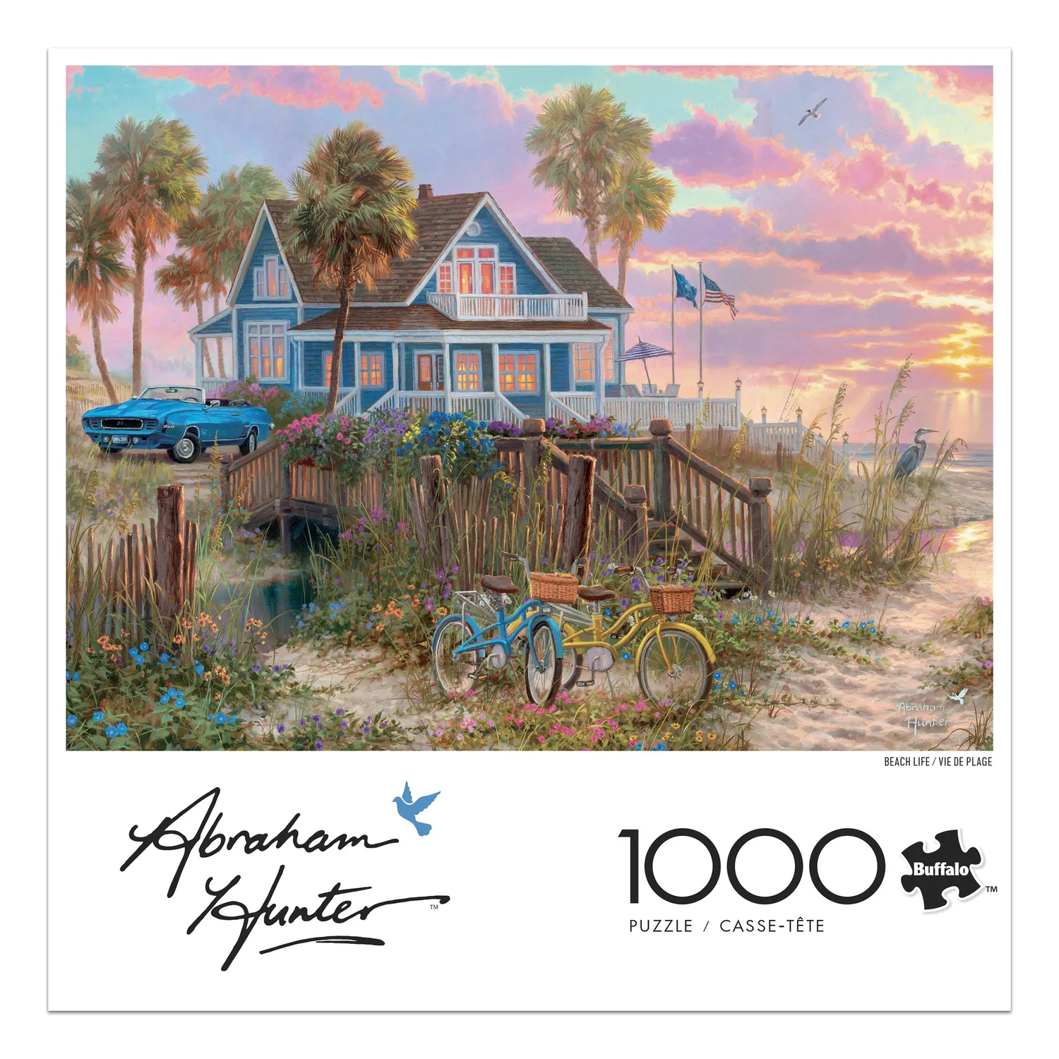 Buffalo Games Abraham Hunter Beach Life puslespil 1000 brikker strand