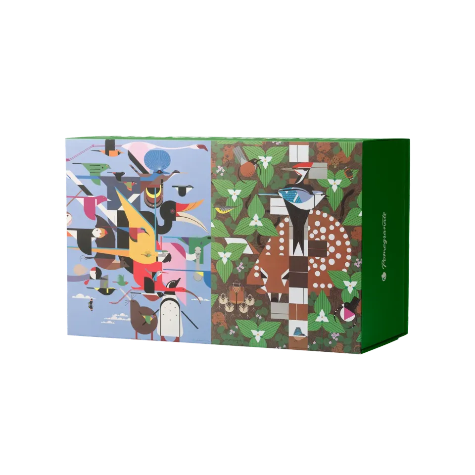 Pomegranate Charley Harper 120 brikker puslespil dobbeltsidet fugle