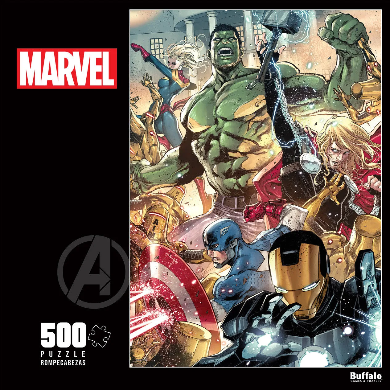 Buffalo Games Avengers World 14 puslespil 500 brikker marvel helte