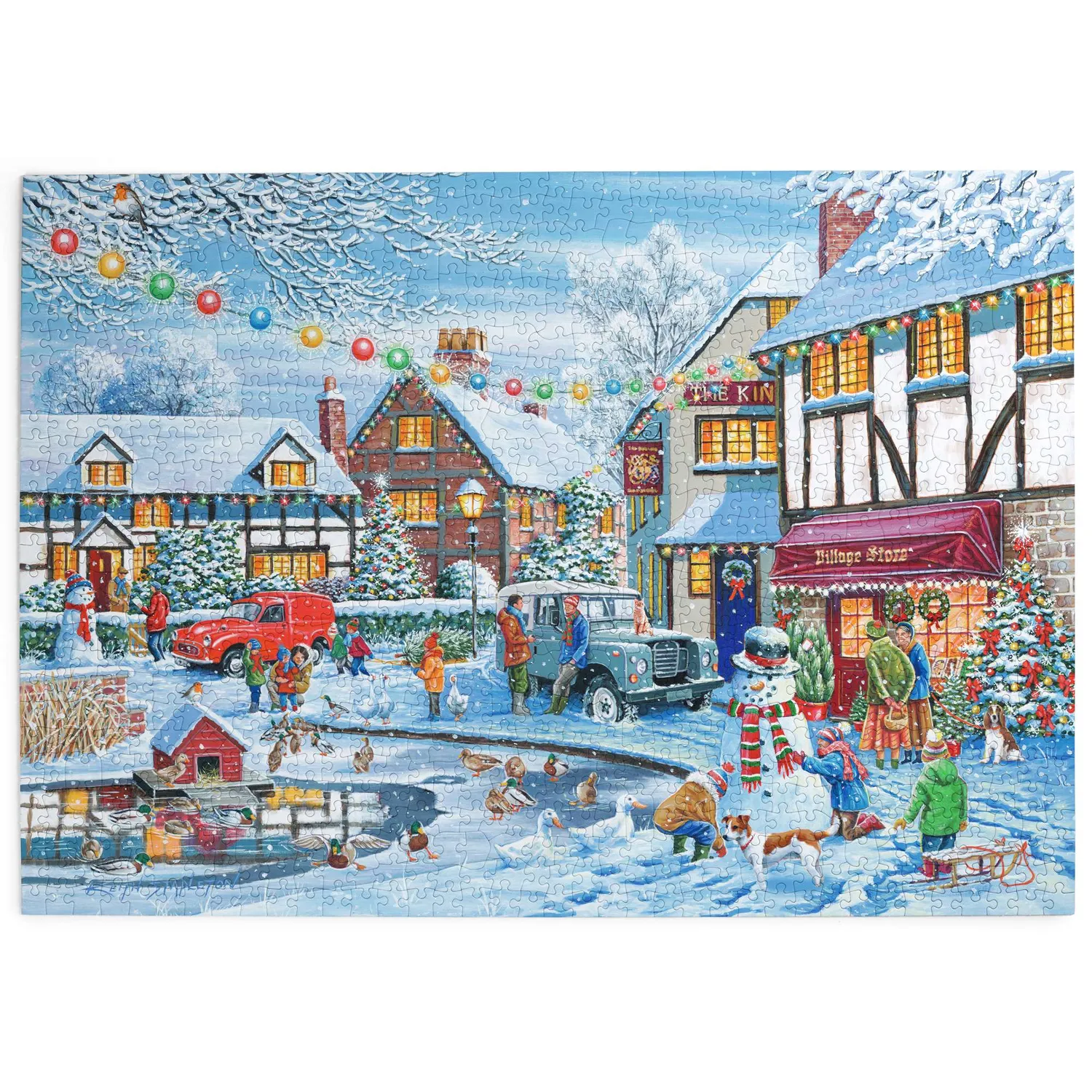 House of Puzzles No.20 On Thin Ice 1000 puslespil vinter