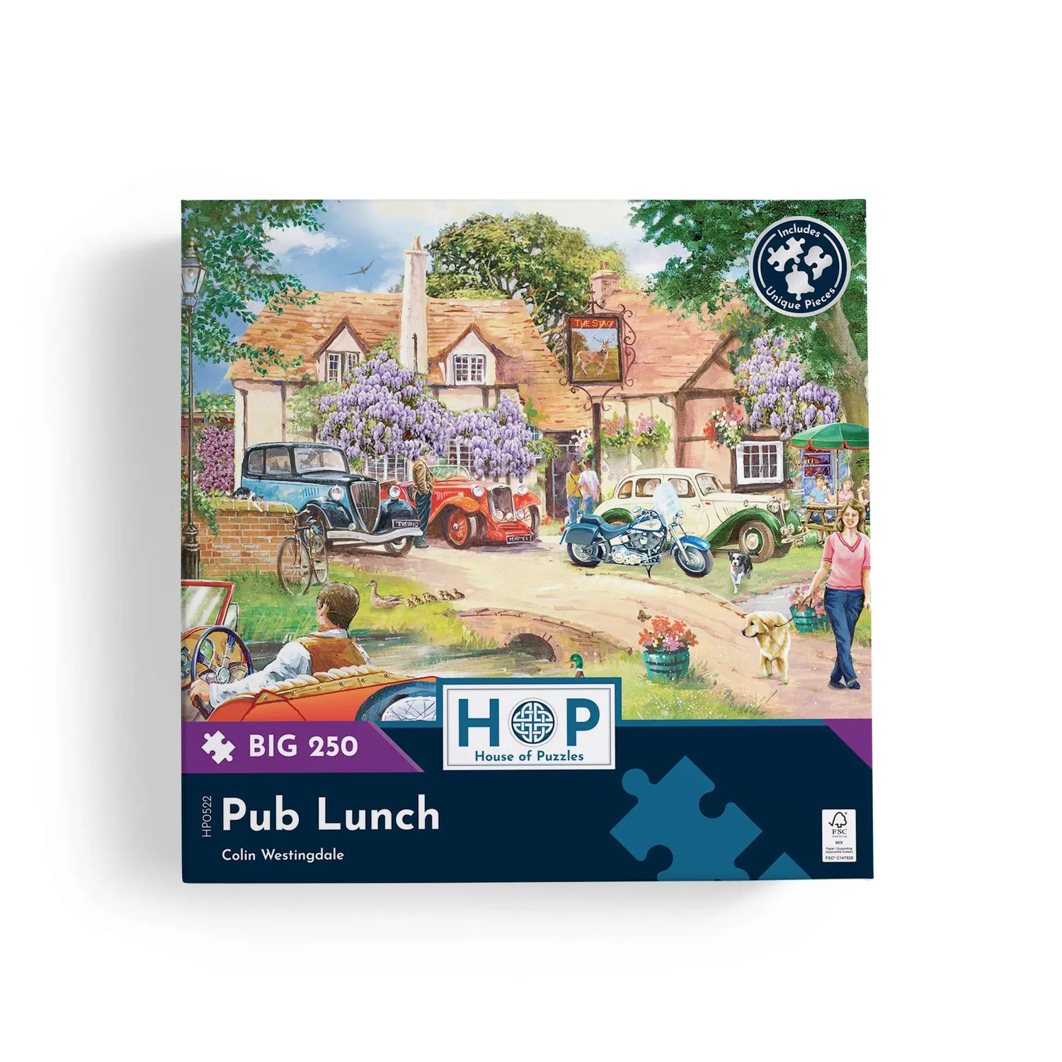 House of Puzzles Big 250 Puslespil Pub Lunch 250 Brikker XL