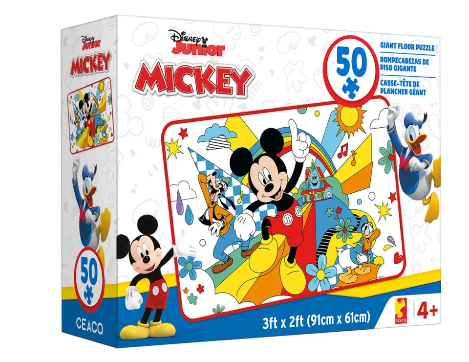 Buffalo Games Disney Clubhouse gulvpuslespil 50 brikker børn