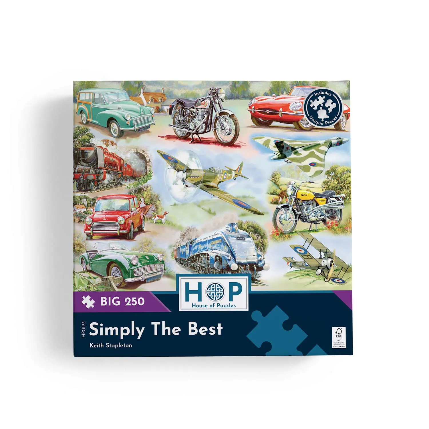 House of Puzzle BIG Simply The Best puslespil 250 brikker trafik