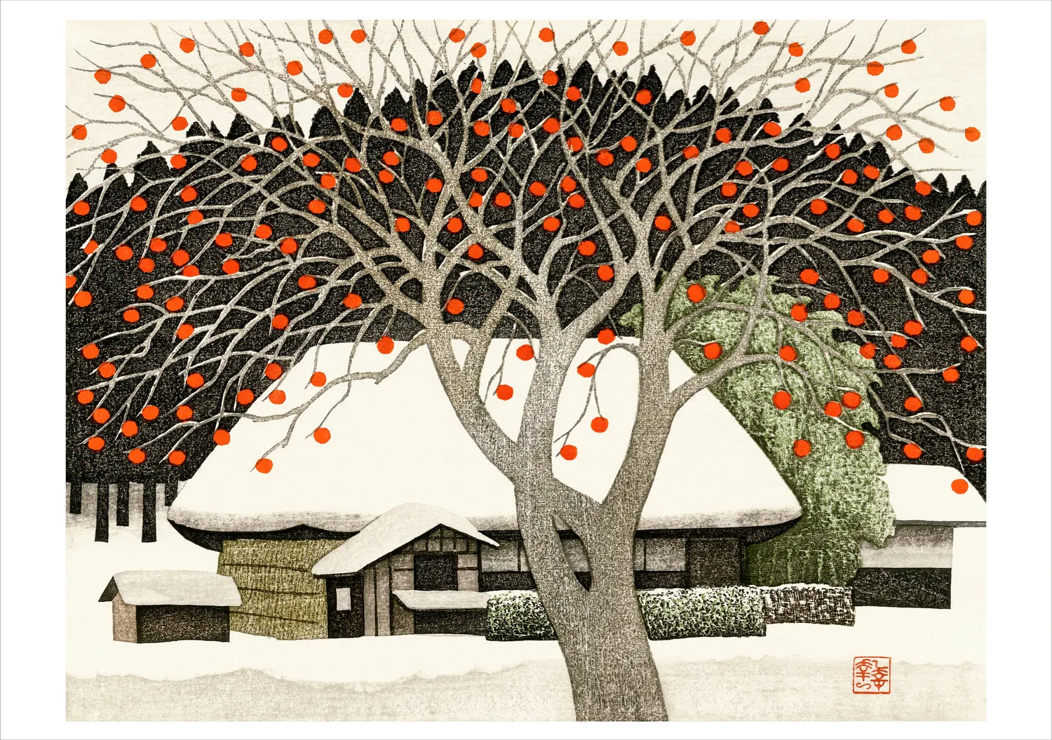 Pomegranate Ohtsu The Seasons kortsæt 20 stk landskaber