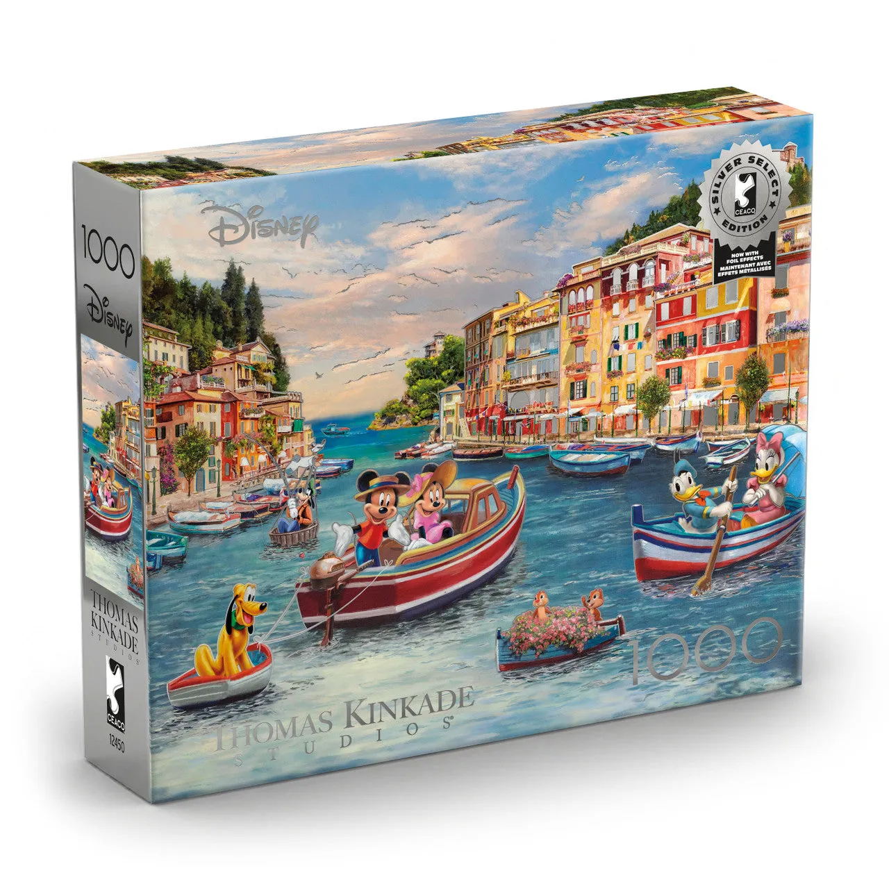 Ceaco Silver Select Mickey Minnie Italy puslespil 1000 brikker Disney