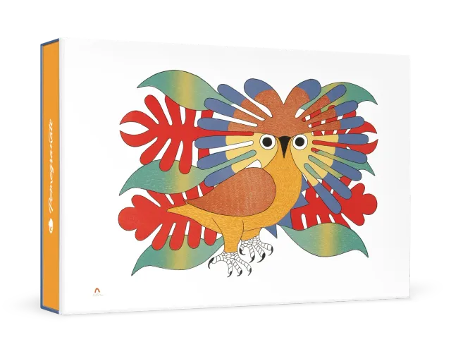 Pomegranate Kenojuak Ashevak kortæske Sun Owl små