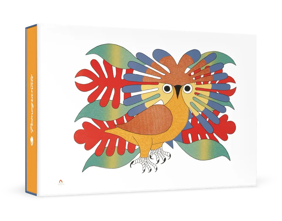 Pomegranate Kenojuak Ashevak kortæske Sun Owl små