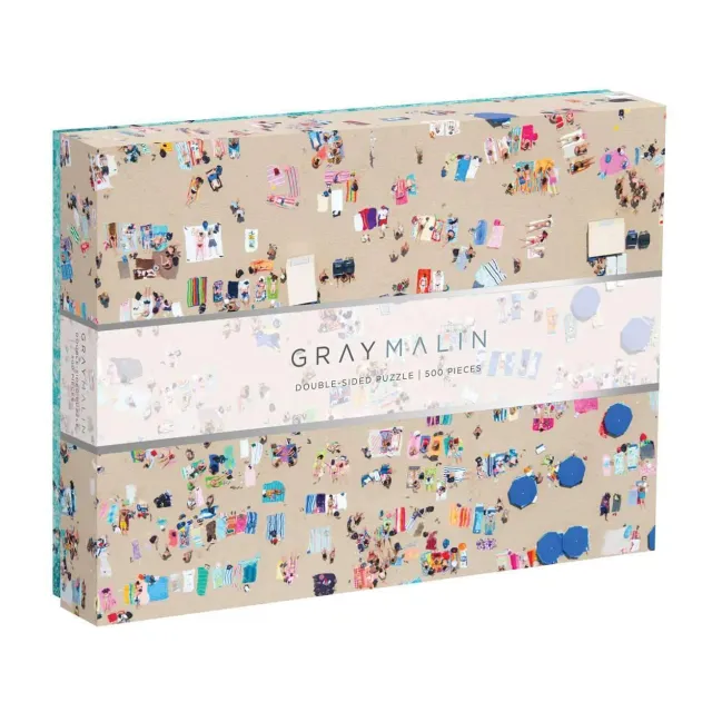 Galison Gray Malin The Beach puslespil 500 brikker dobbelt
