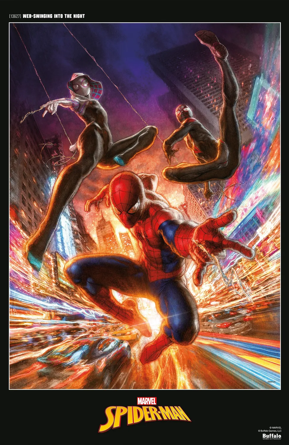 Buffalo Games Marvel Spider-Man puslespil 1000 brikker bynat