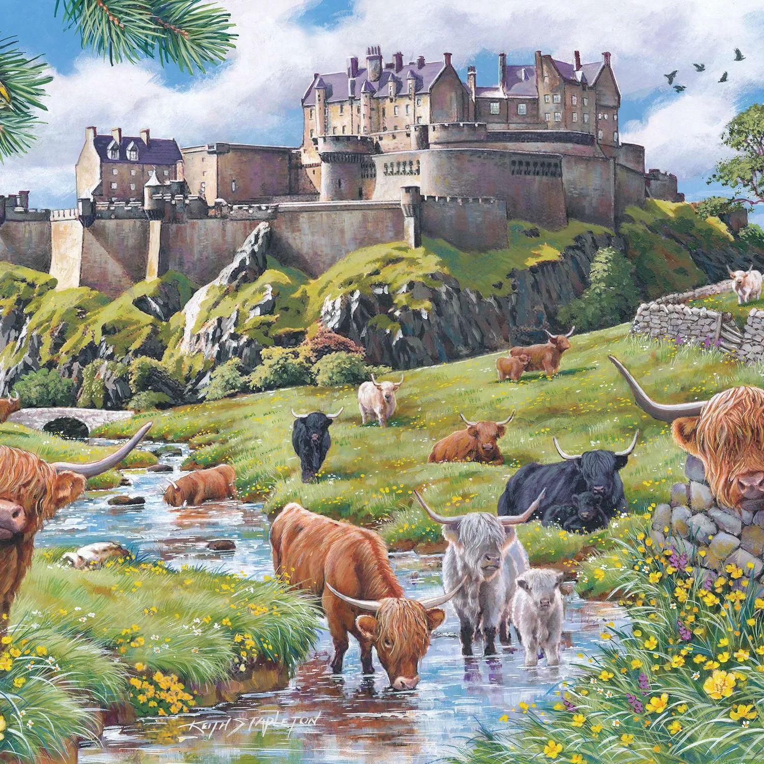 House of Puzzles Stirling Castle 1000 puslespil slot