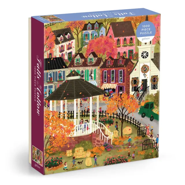 Good Puzzle Co. Joy Laforme Falls Hollow puslespil 1000 brikker efterår