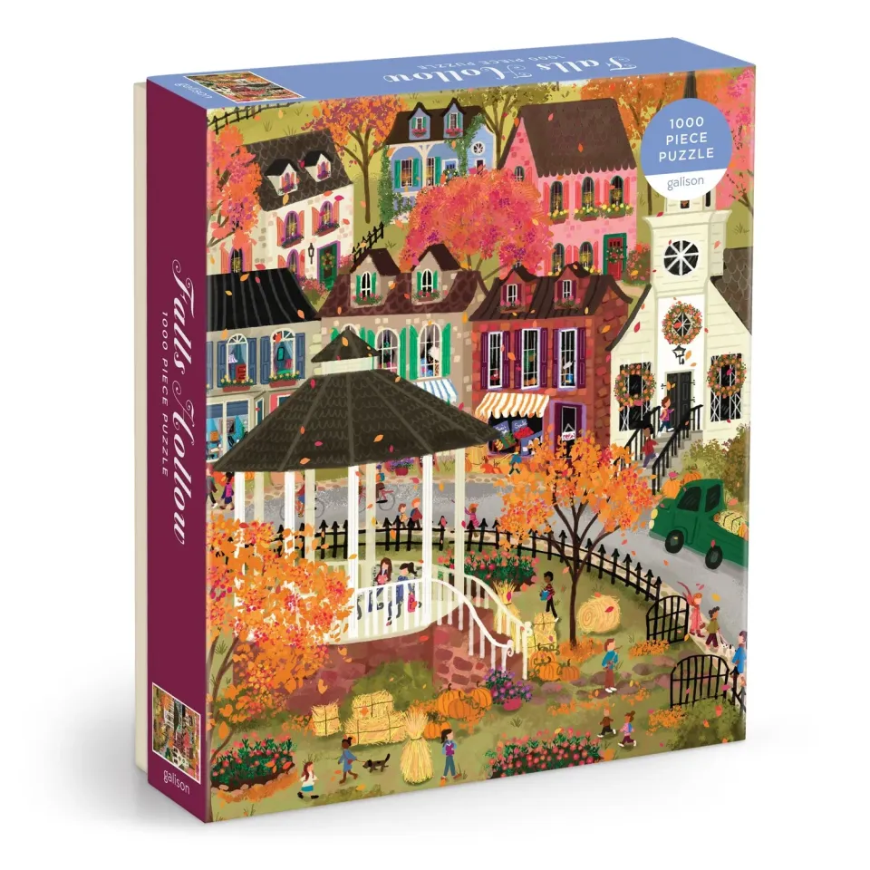Good Puzzle Co. Joy Laforme Falls Hollow puslespil 1000 brikker efterår