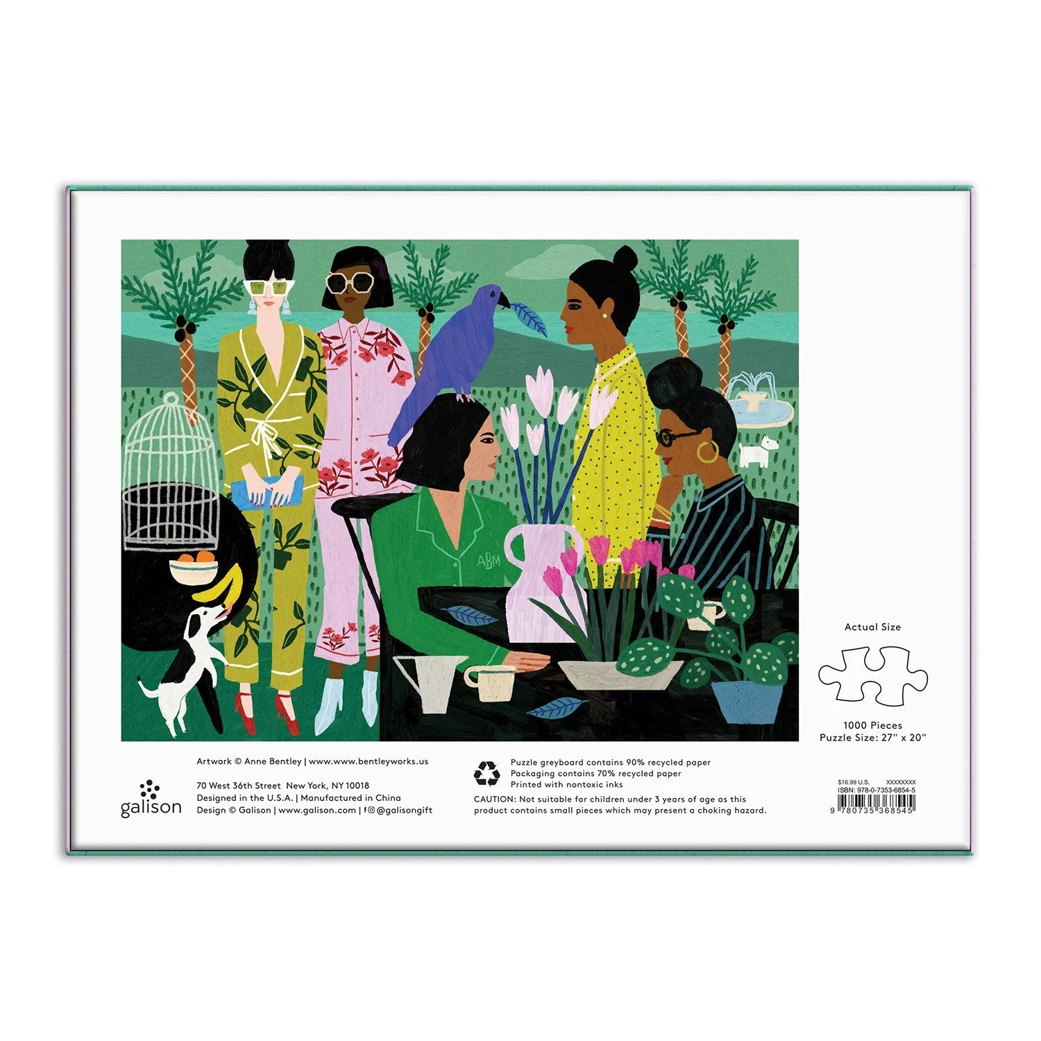 Good Puzzle Co. Anne Bentley Pajama Mamas puslespil 1000 brikker