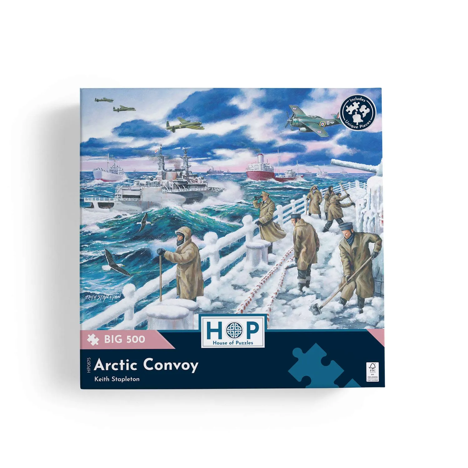 House of Puzzle BIG Arctic Convoy puslespil 500 historie