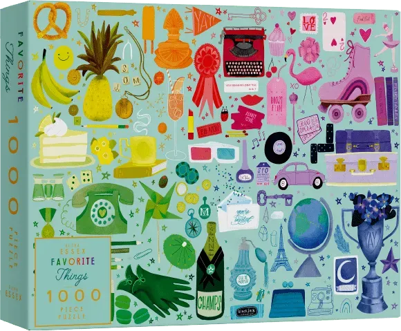 Elena Essex Favorite Things puslespil 1000 brikker collage
