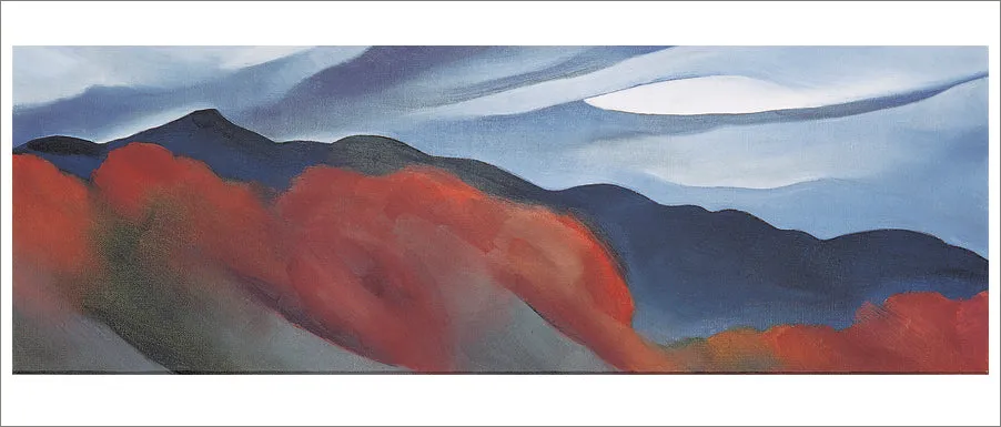 Pomegranate Georgia O'Keeffe Landscapes panoramakort landskab