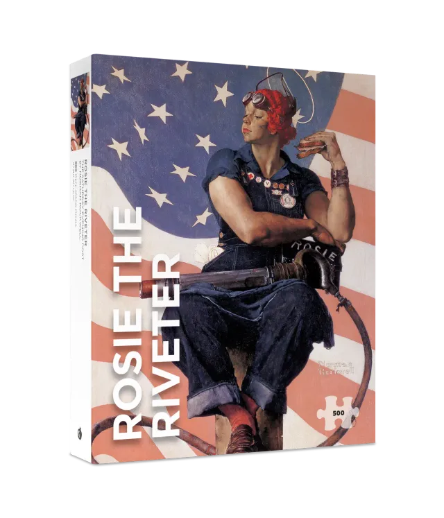 Pomegranate Norman Rockwell Rosie the Riveter puslespil 500