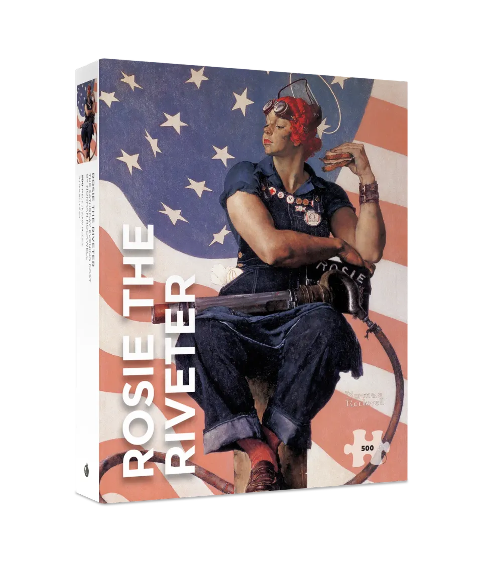 Pomegranate Norman Rockwell Rosie the Riveter puslespil 500