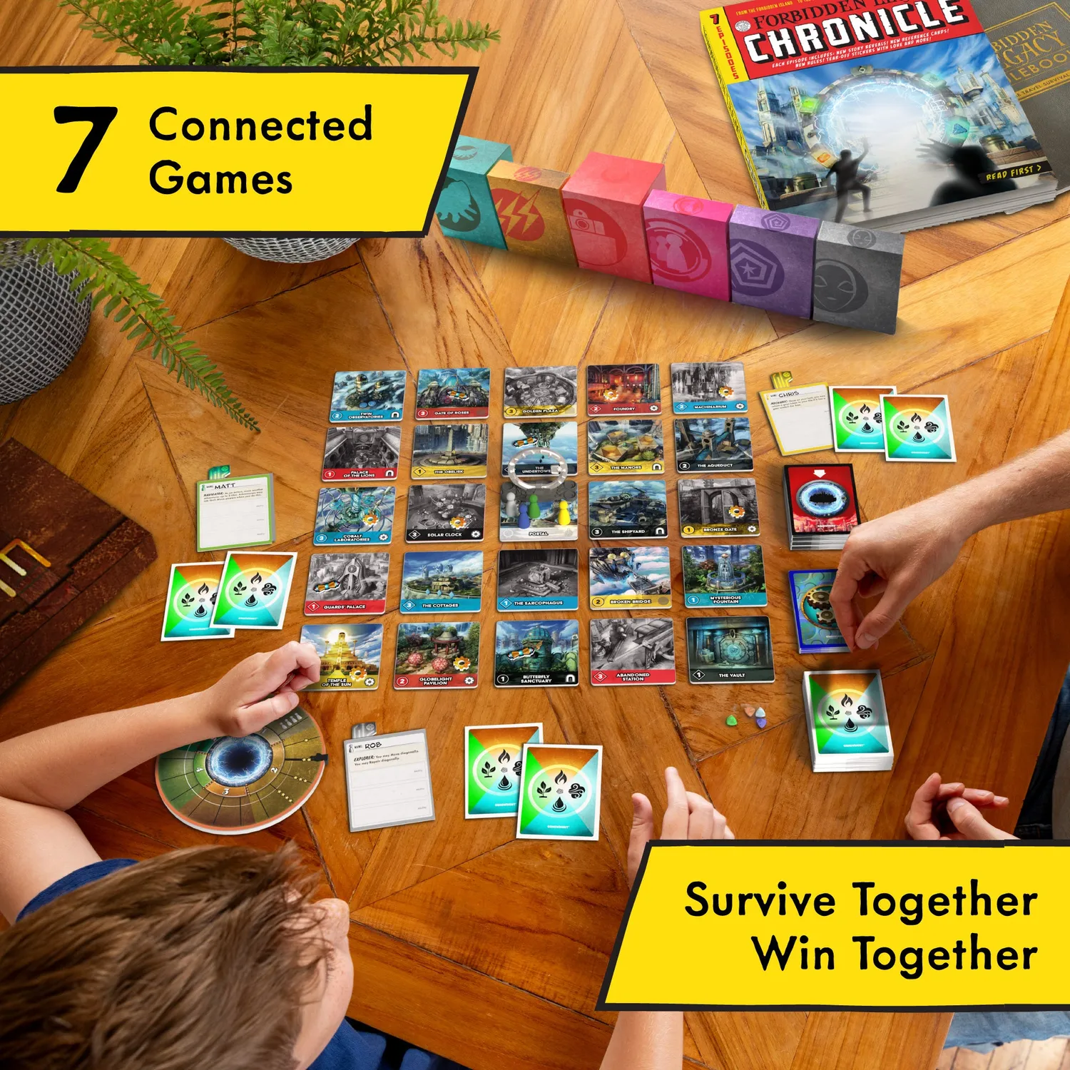 Buffalo Games Forbidden Legacy brætspil familiespil 2-5 spillere