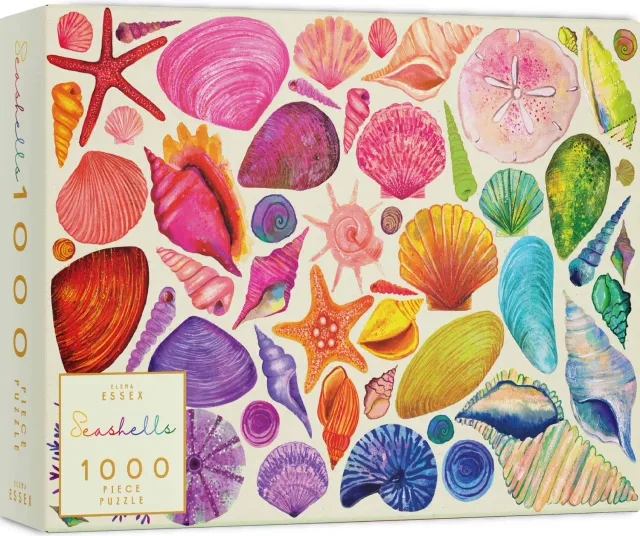 Elena Essex Seashells puslespil 1000 brikker muslinger