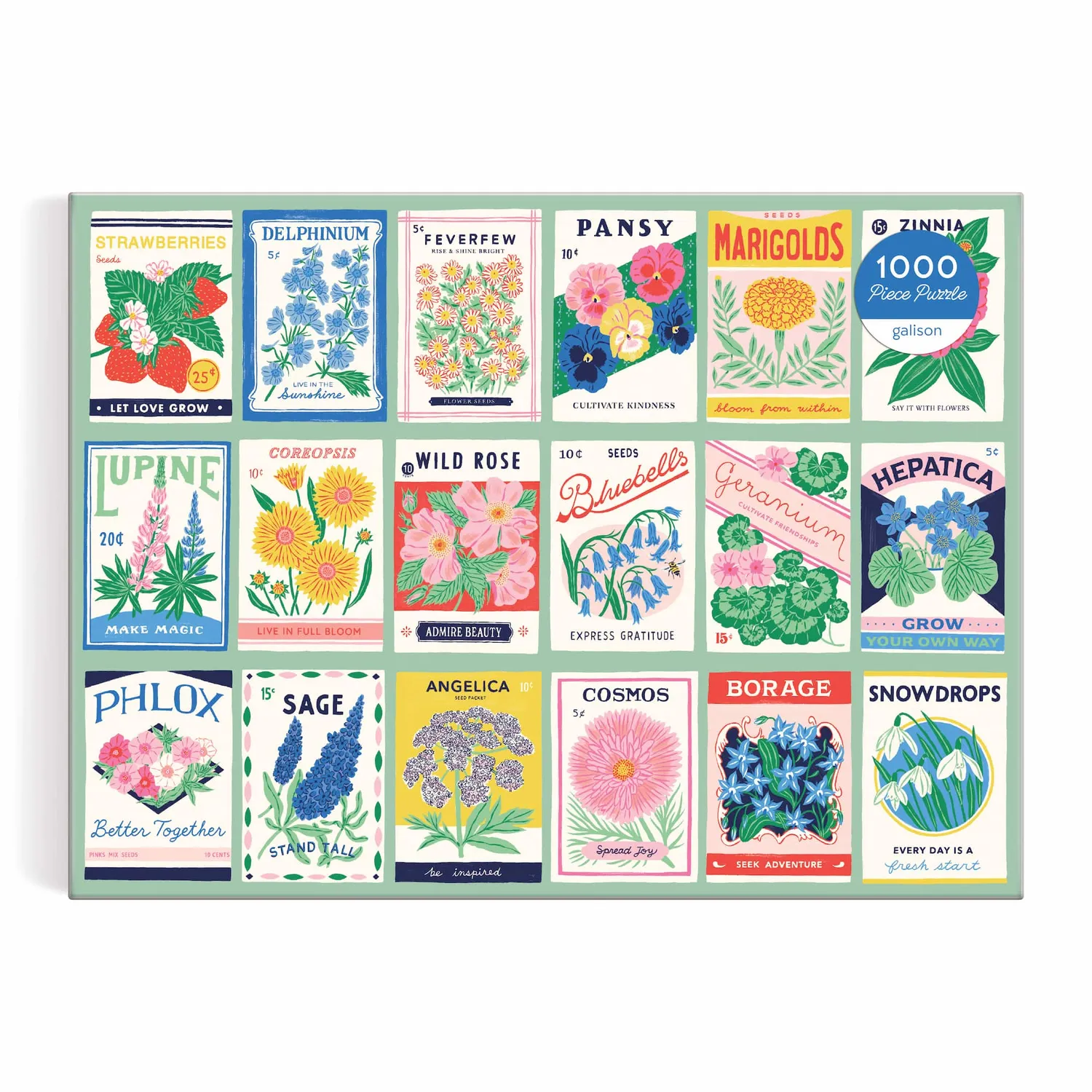 Good Puzzle Co. Ever Upward Grow Your Own Way puslespil 1000 brikker