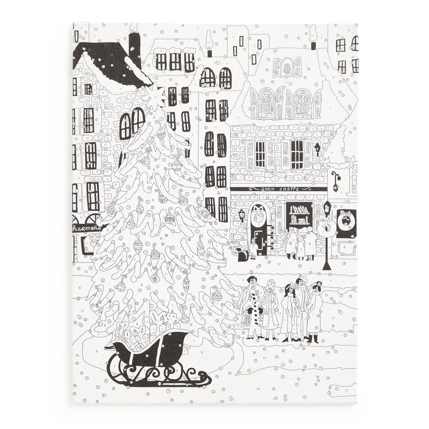 Good Puzzle Co. Joy Laforme Christmas mal-sæt 23x30 cm jul