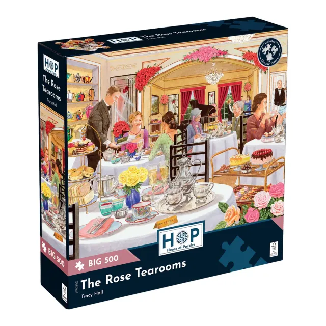 House of Puzzles The Rose Tearooms BIG 500 puslespil café