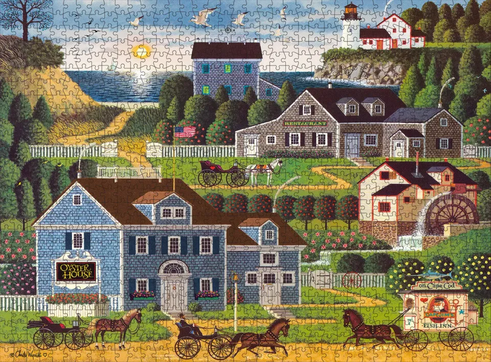 Buffalo Games Sunset Bay puslespil 1000 brikker Wysocki