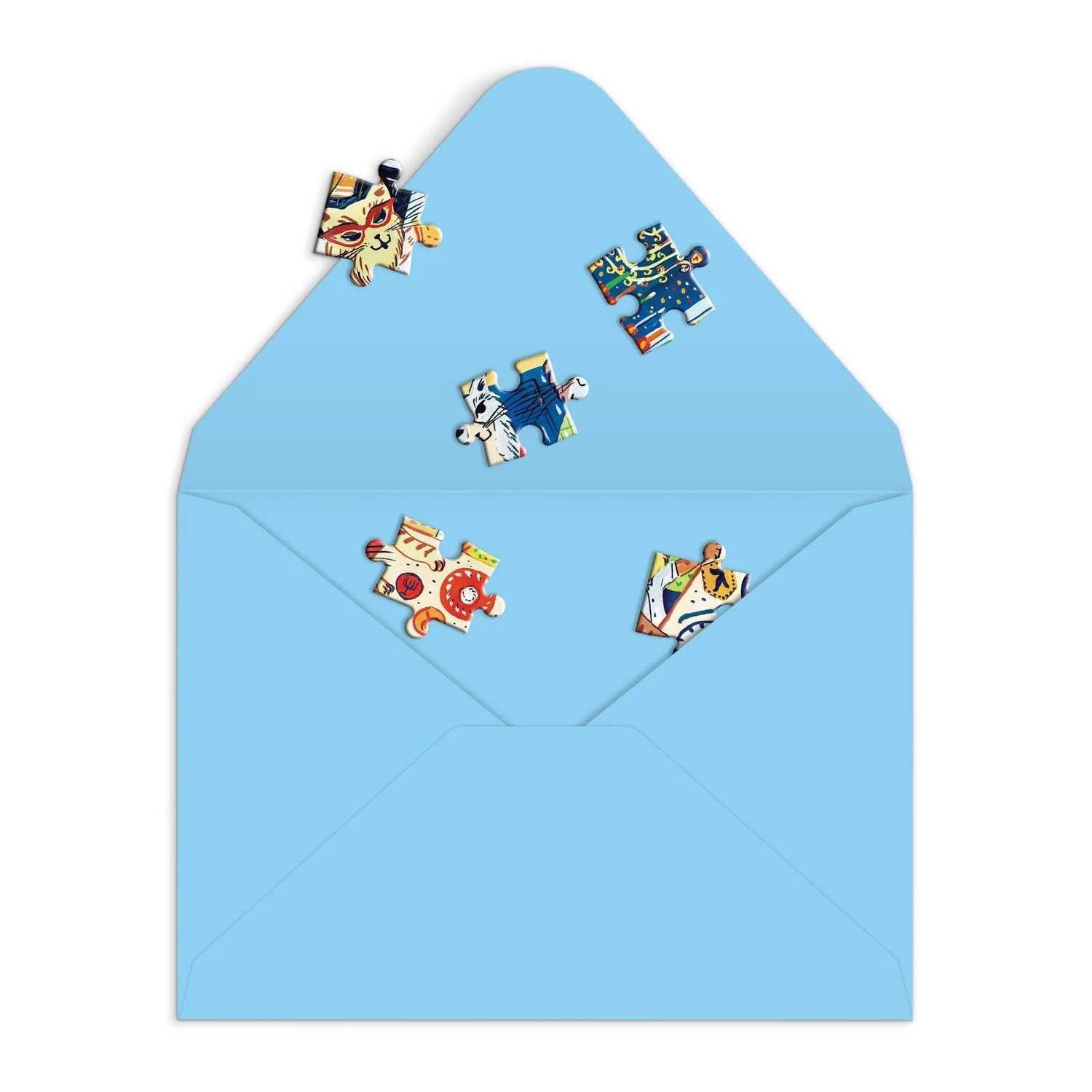 Anna Ivanir Happy Hanukcats puslespilskort 60 brikker