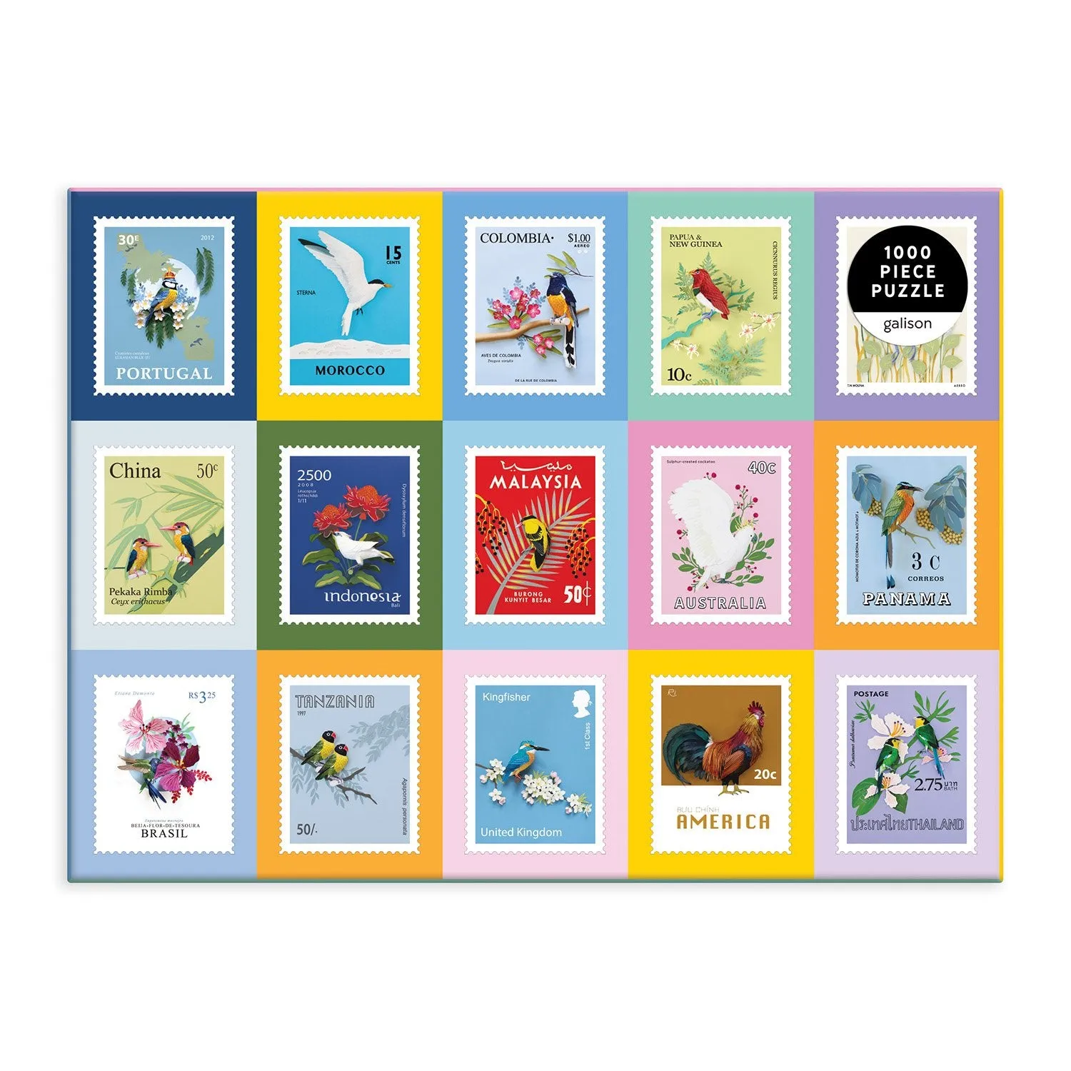 Good Puzzle Co. Birds of the World puslespil 1000 brikker fugle