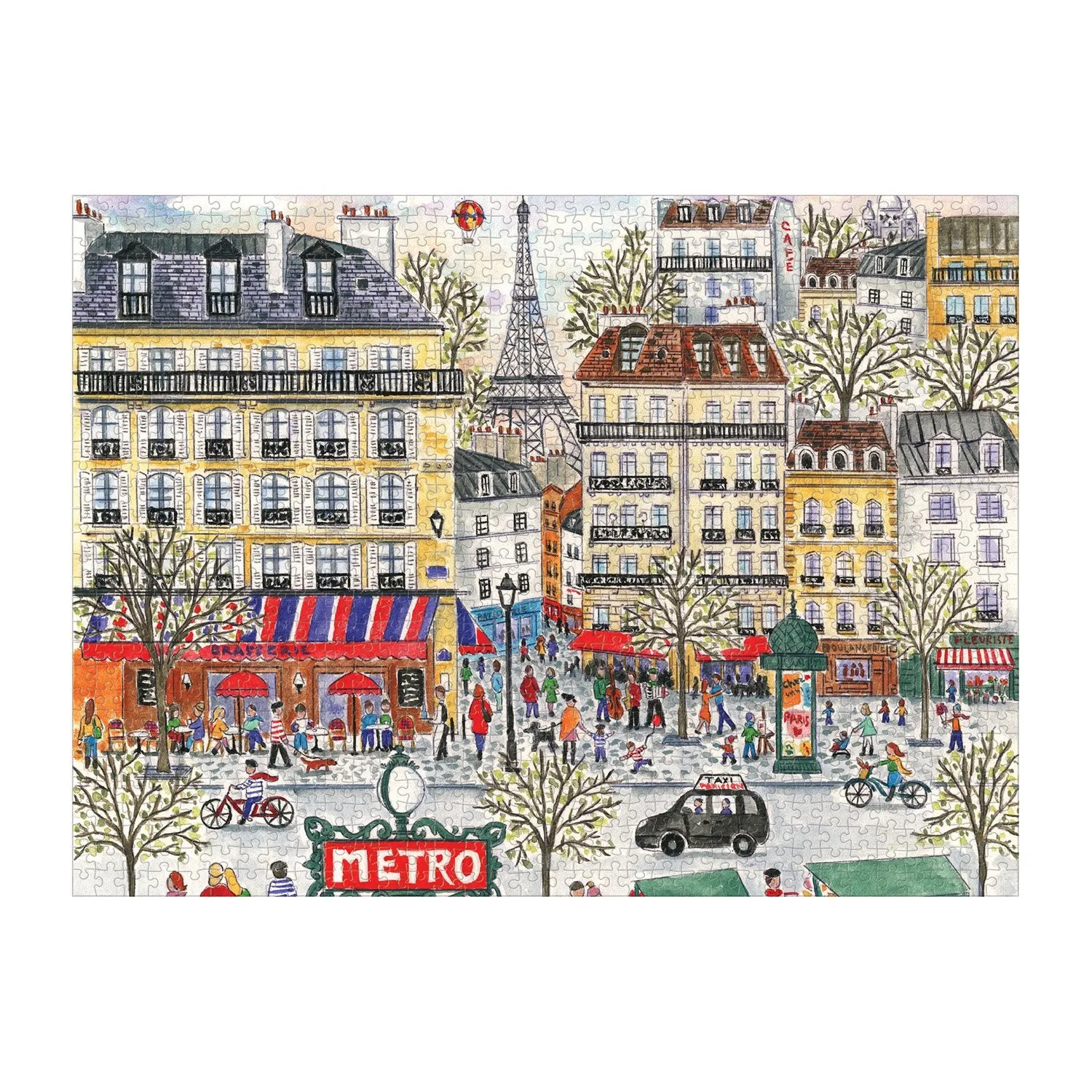 Good Puzzle Co. Michael Storrings Paris puslespil 1000 brikker bymotiv