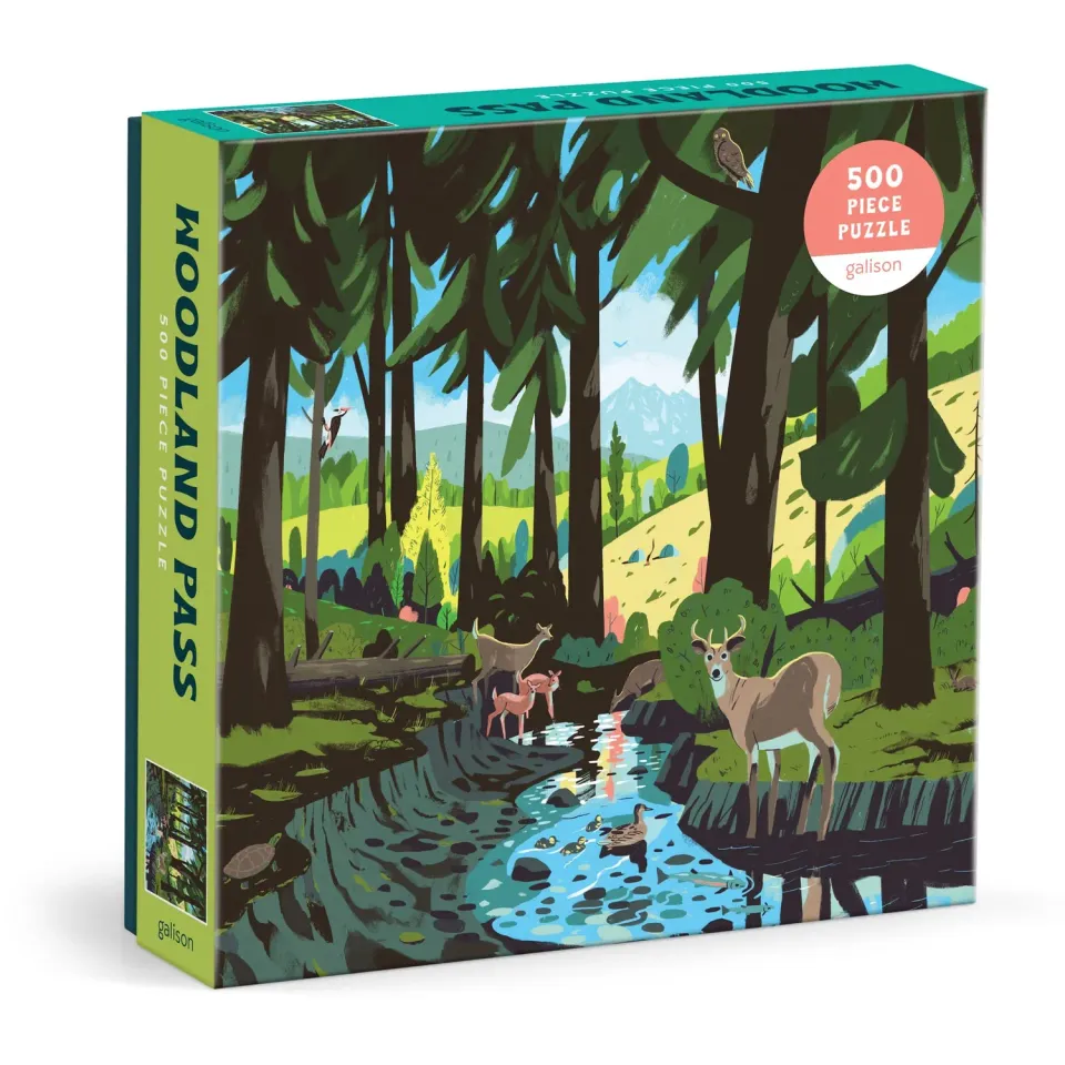 Good Puzzle Co. Woodland Pass puslespil 500 brikker skov