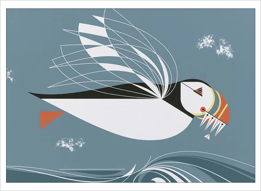 Pomegranate Birds by Charley Harper postkortbog 30 stk fugle