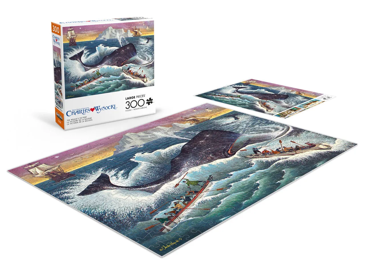 Buffalo Games Wysocki The Whale's Victory puslespil 300 store brikker