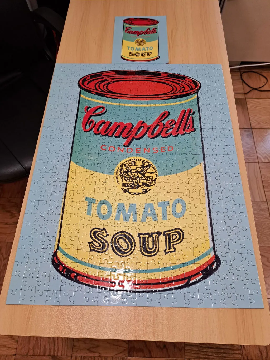 Galison Andy Warhol Soup Can puslespil 500 brikker dobbeltsidet