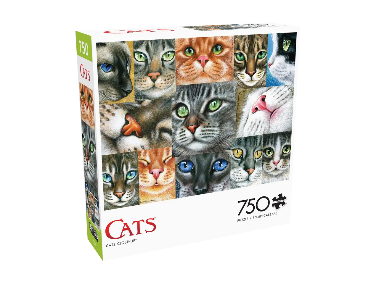 Buffalo Games Cats Close-up puslespil 750 brikker kattecollage