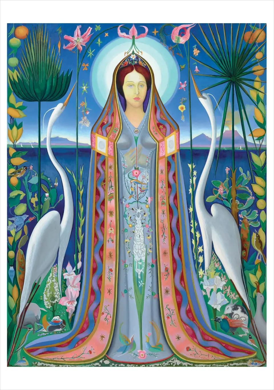 Pomegranate Joseph Stella Purissima brevkort blomster