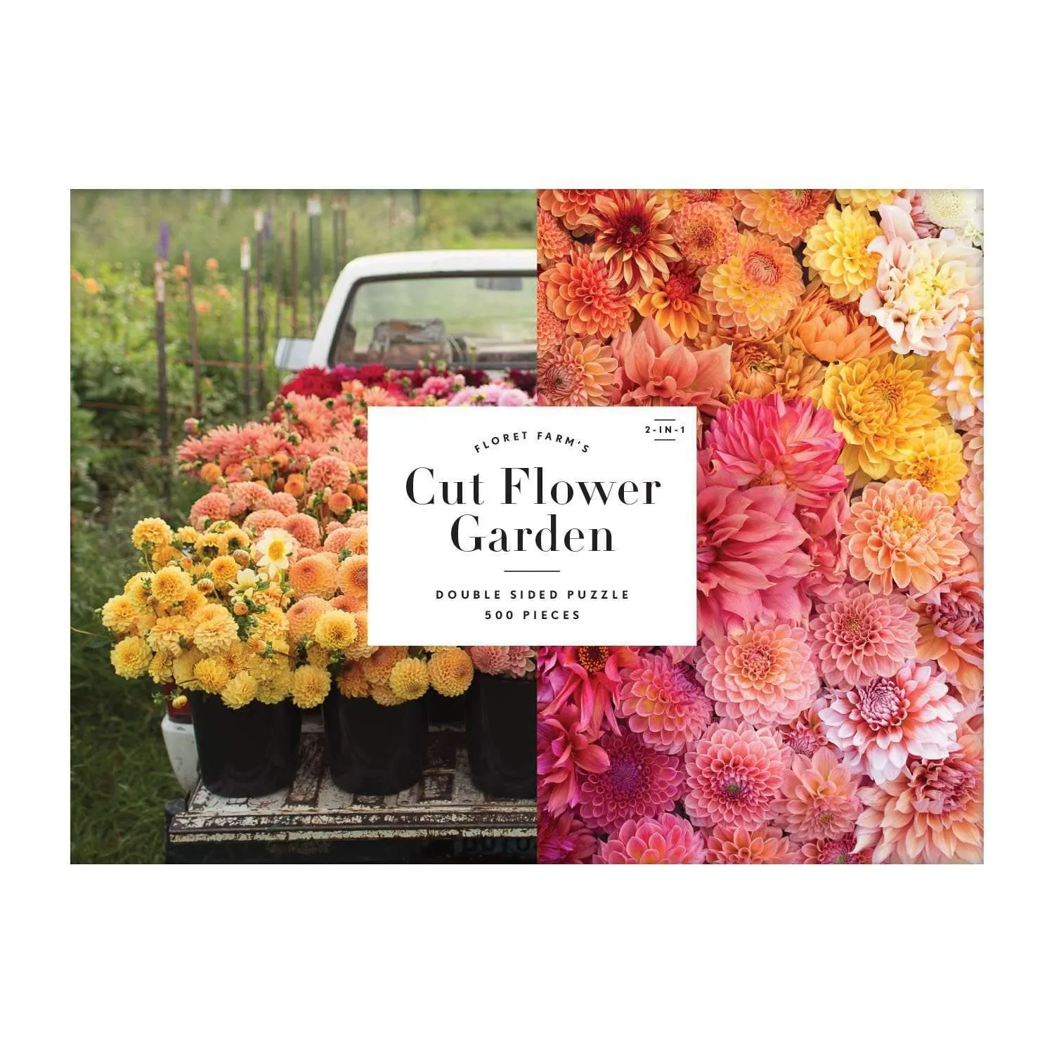 Good Puzzle Co. Cut Flower Garden puslespil 500 dobbeltsidet