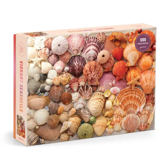 Good Puzzle Co. Vibrant Seashells puslespil 1000 muslinger