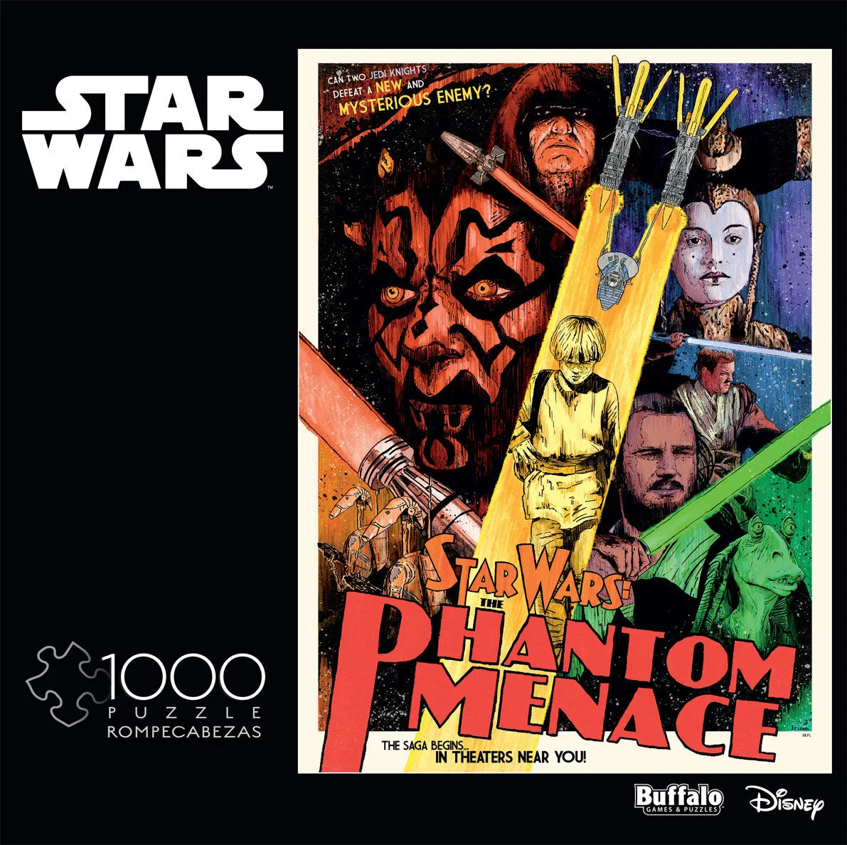 Buffalo Games Star Wars Mysterious Enemy puslespil 1000 brikker plakat