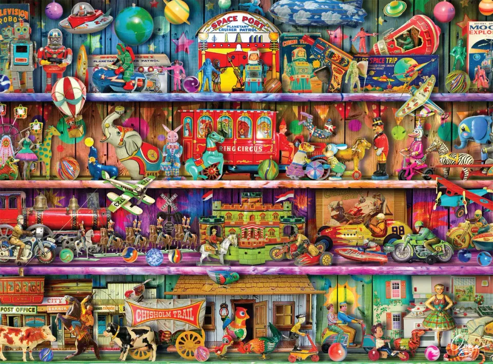 Buffalo Games Aimee Stewart Toy Wonderama puslespil 1000 brikker