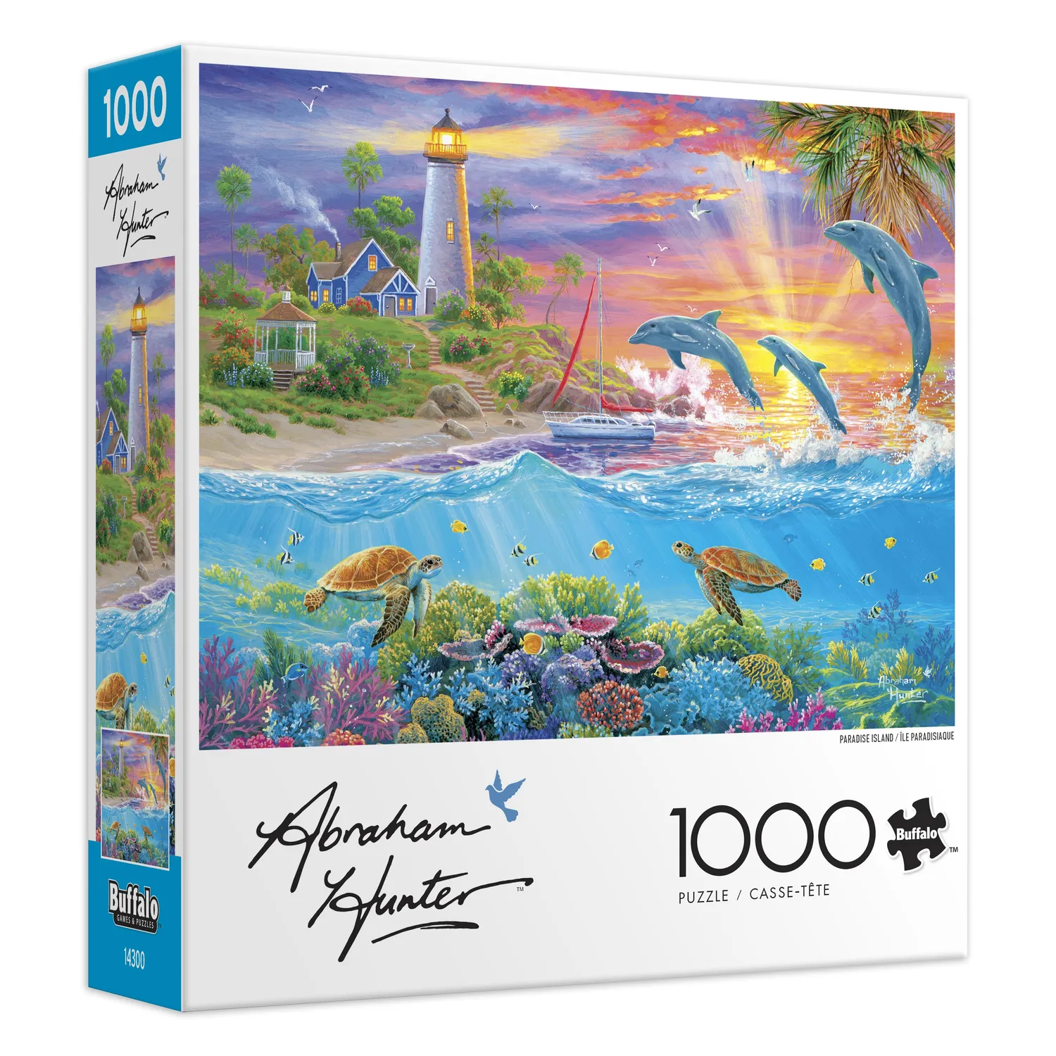 Buffalo Games Hunter Paradise Island puslespil 1000 brikker