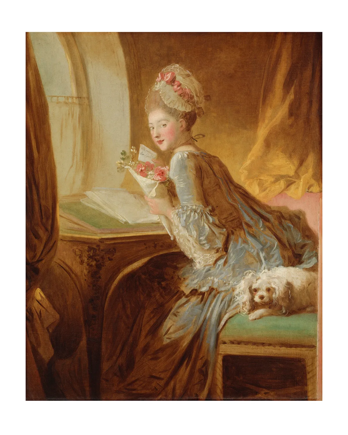 Pomegranate Reading Woman minikalender 2027 væg