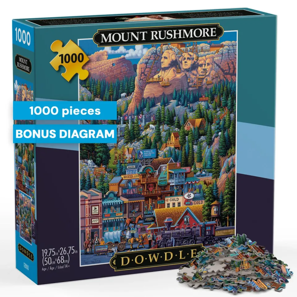 Buffalo Games Eric Dowdle Mount Rushmore puslespil 1000 brikker