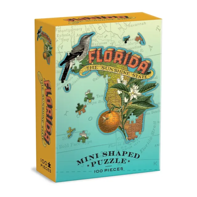 Galison Wendy Gold Florida puslespil 100 brikker mini