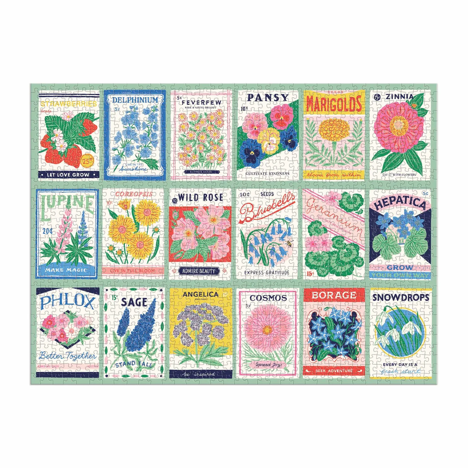 Good Puzzle Co. Ever Upward Grow Your Own Way puslespil 1000 brikker